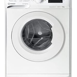 Indesit MTWE 91285 W IT - Lavatrice 9 kg Libera Installazione, Carica Frontale. Centrifuga 1200 Giri Al Minuto. Larghezza 59,5cm, Profondità 60,5cm, Altezza 85,0cm, Classe Energetica B