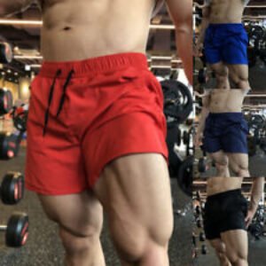 In Offerta! Pantaloni Sportivi Da Allenamento Per Corsa Bodybuilding Fitness A