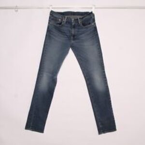 LEVI'S 511 SLIM W33 L34 Usato Vintage Denim Jeans Uomo (Cod.Y2505) Vita Alta