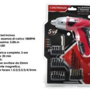 mini avvitatore + trapano a batteria ricaricabile