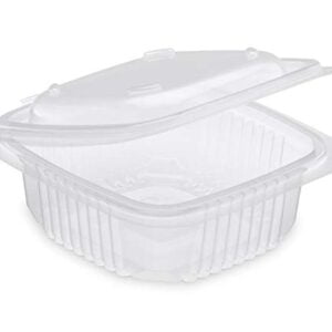 Nicoletti 50 VASCHETTE per Cottura Alimenti MICROONDE CONTENITORI con Coperchio ERMETICO in PP Ideali per ASPORTO Cibo Caldo, RISTORAZIONE, Pausa Pranzo, Cottura Cibo Micro Onde 1000 CC