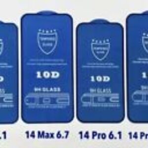 Protector Pantalla Cristal Templado iPhone 14 15 14 Pro 15 Pro Max