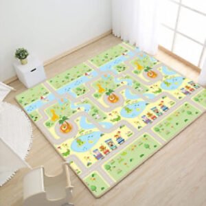 Tappeto Bambini, Ripiegabile XPE Pieghevole Doppio Lato Gioco per Bambini, Non T